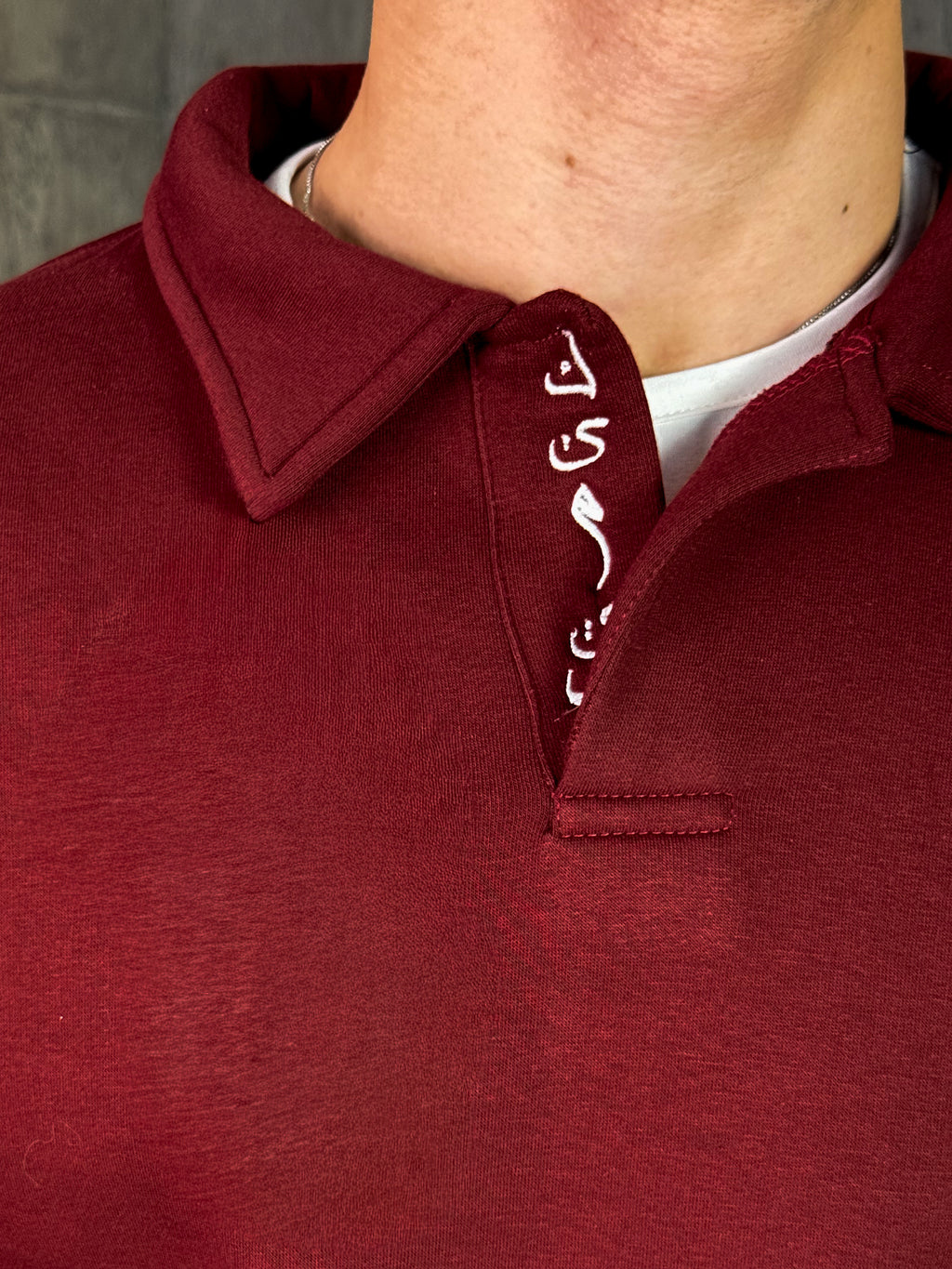 KEMIT’s Polo Sweatshirt In Burgundy
