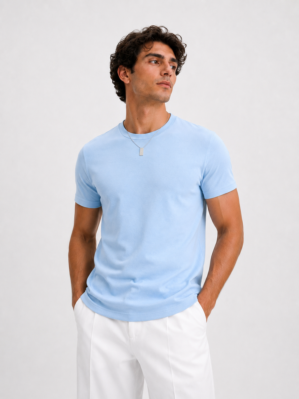 Basic T-Shirt - Baby Blue