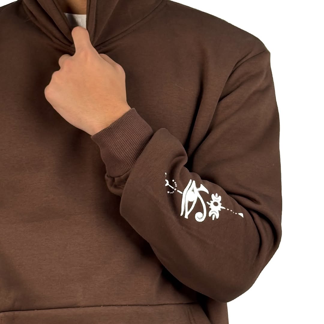 KEMIT’s (Key of Life) Hoodie in Brown