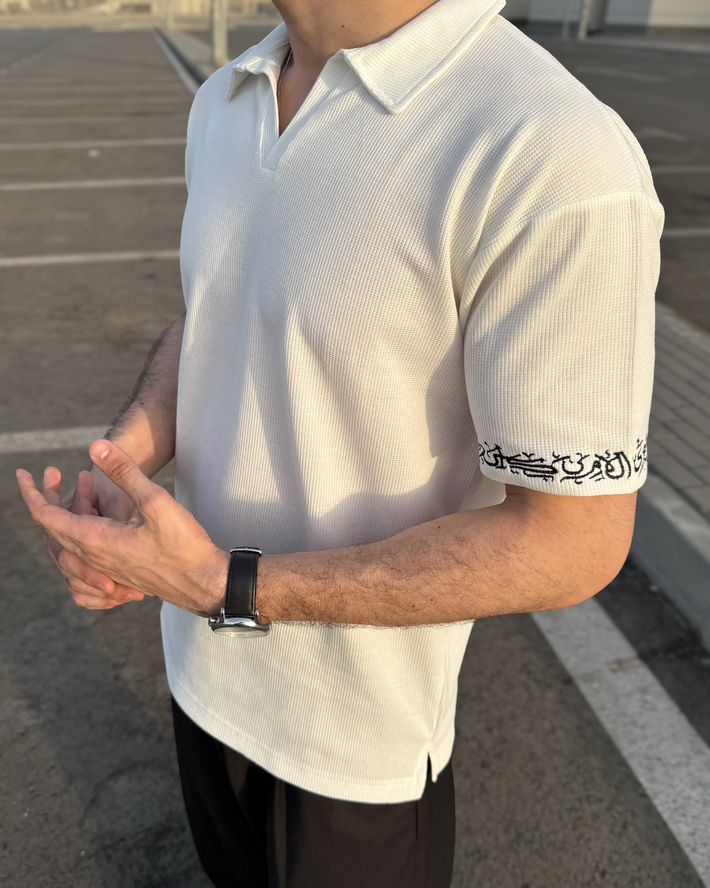 KEMIT’s Polo T-shirt in White