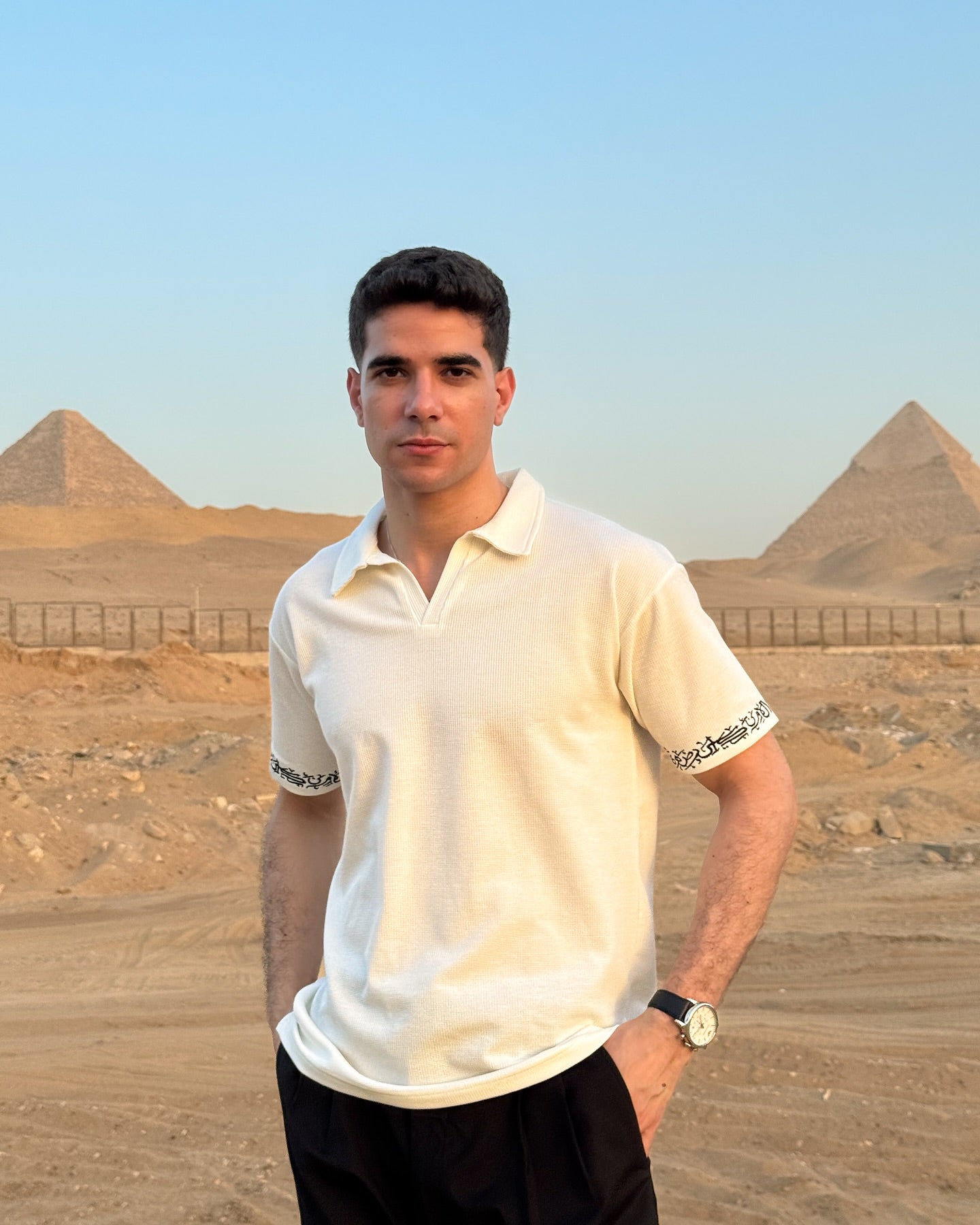 KEMIT’s Polo T-shirt in White