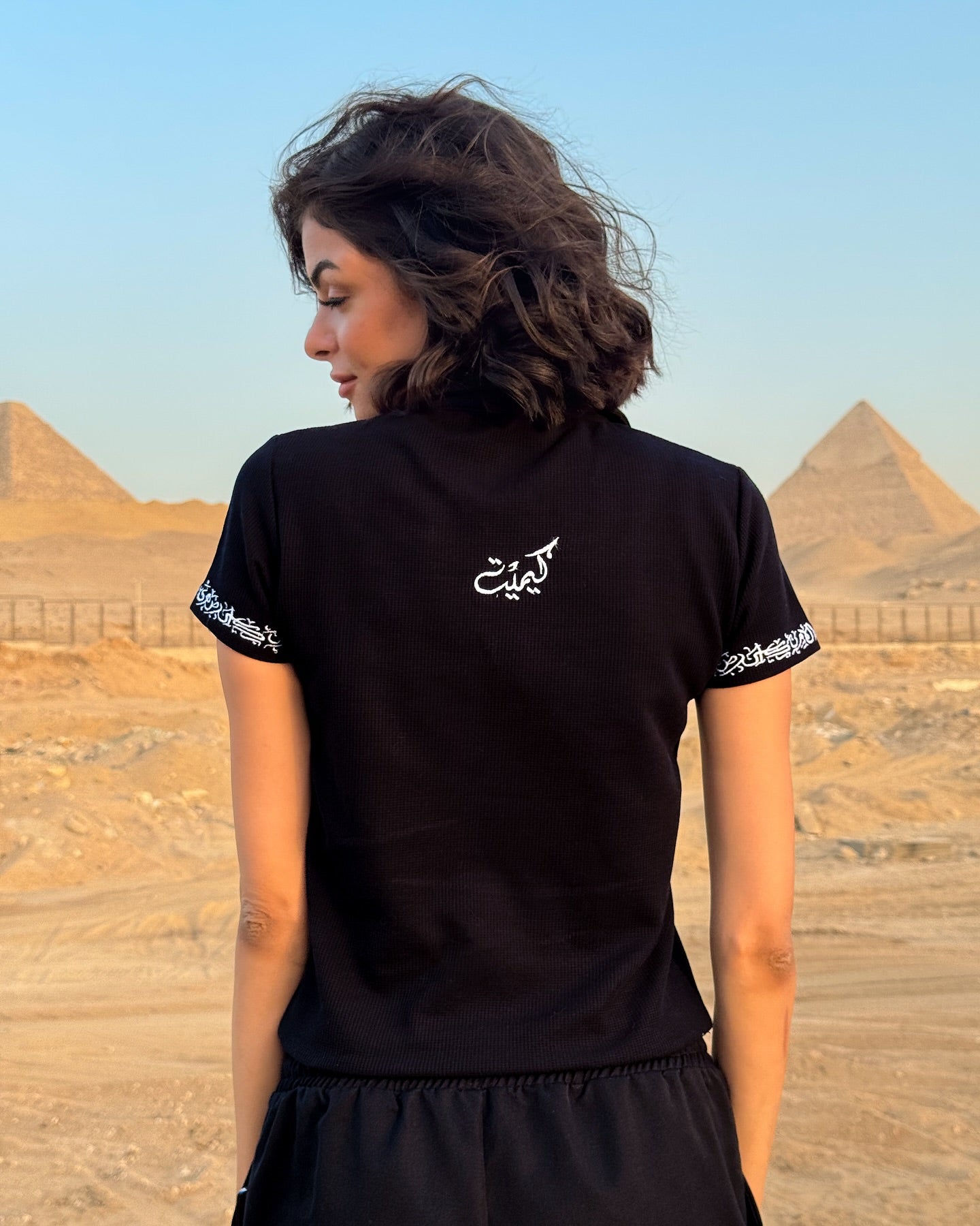 KEMIT’s Women Polo T-shirt in Black