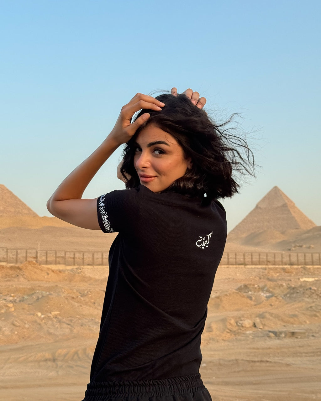 KEMIT’s Women Polo T-shirt in Black